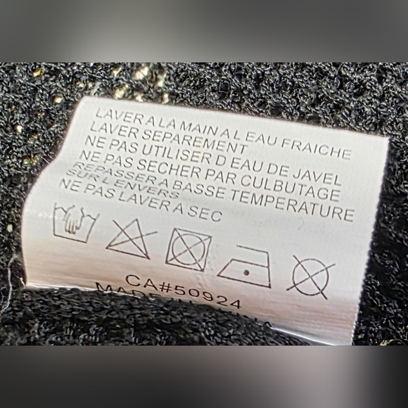 Art Deco Style Black tank Top by  Coco &Tashie Medium - Picture 12 of 13